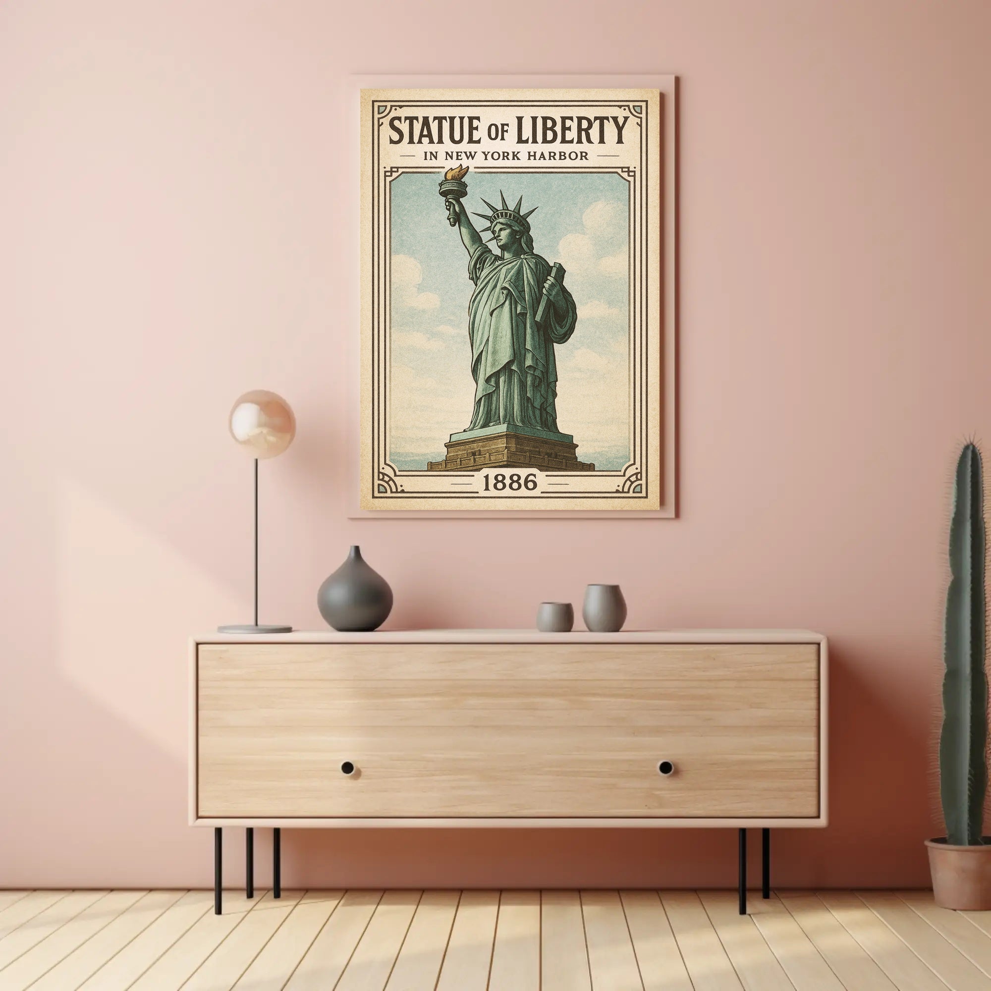 Statue of Liberty 1886 Poster PosterGoat
