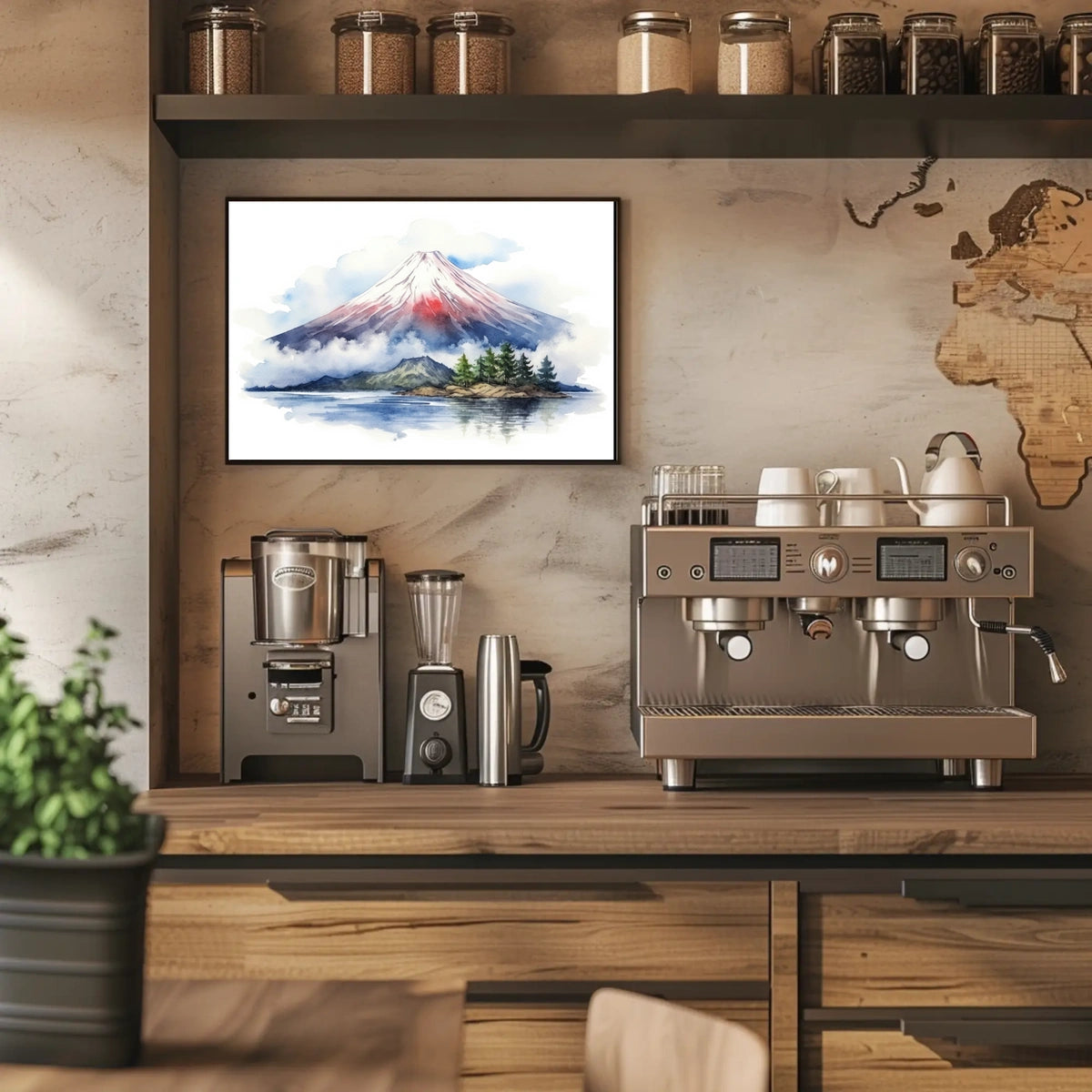 Majestic Mountain Landscape Poster