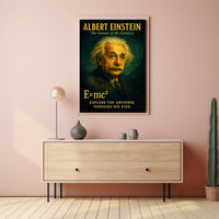 Albert Einstein The Genius of the Century Poster