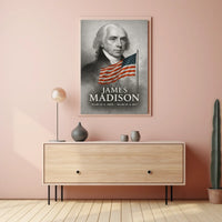 James Madison 4th President of the United States Reflections Poster