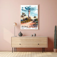 Biscayne Watercolor Wall Art Poster