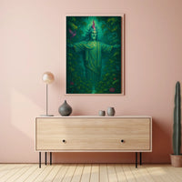 Enchanted Forest Guardian Poster
