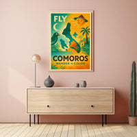 Tropical Adventure Awaits Comoros Travel Poster PosterGoat
