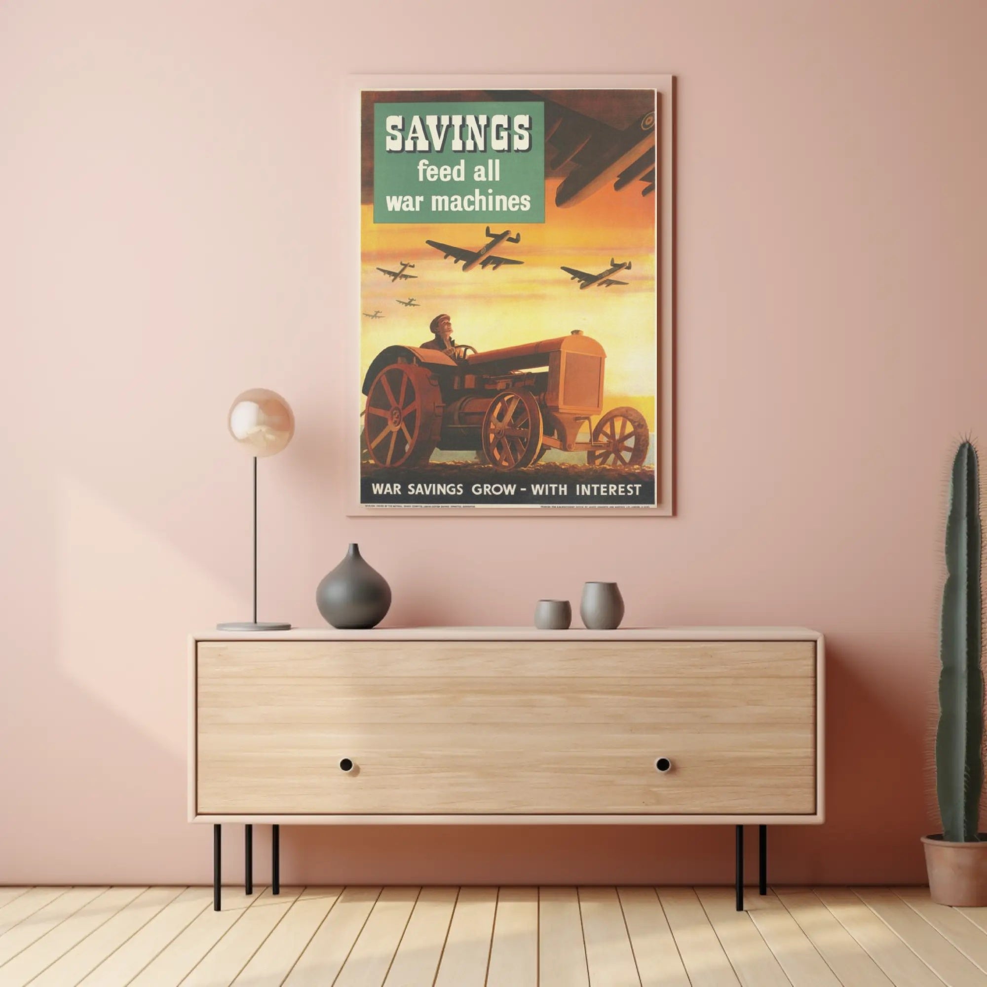 WWII Savings Incentive Vintage Propaganda Poster