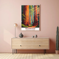 Redwood National Park: Majestic Giants Poster