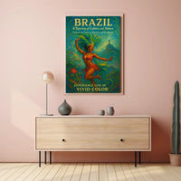 Brazil A Tapestry Of Culture And Poster
