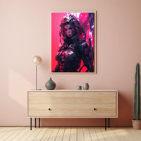 Futuristic Cyborg High-Tech Cyberpunk Poster Sci-Fi Poster