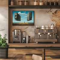 Surreal Coastal Path Artistic Poster