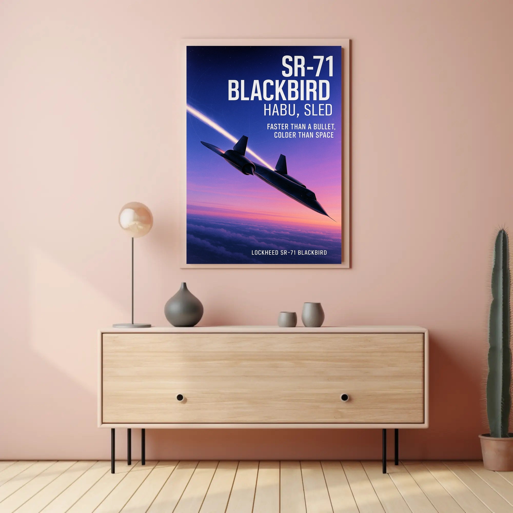 SR-71 Blackbird Poster PosterGoat