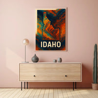 Idaho A Vivid Exploration Poster
