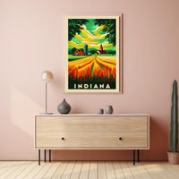 Indiana Countryside Poster