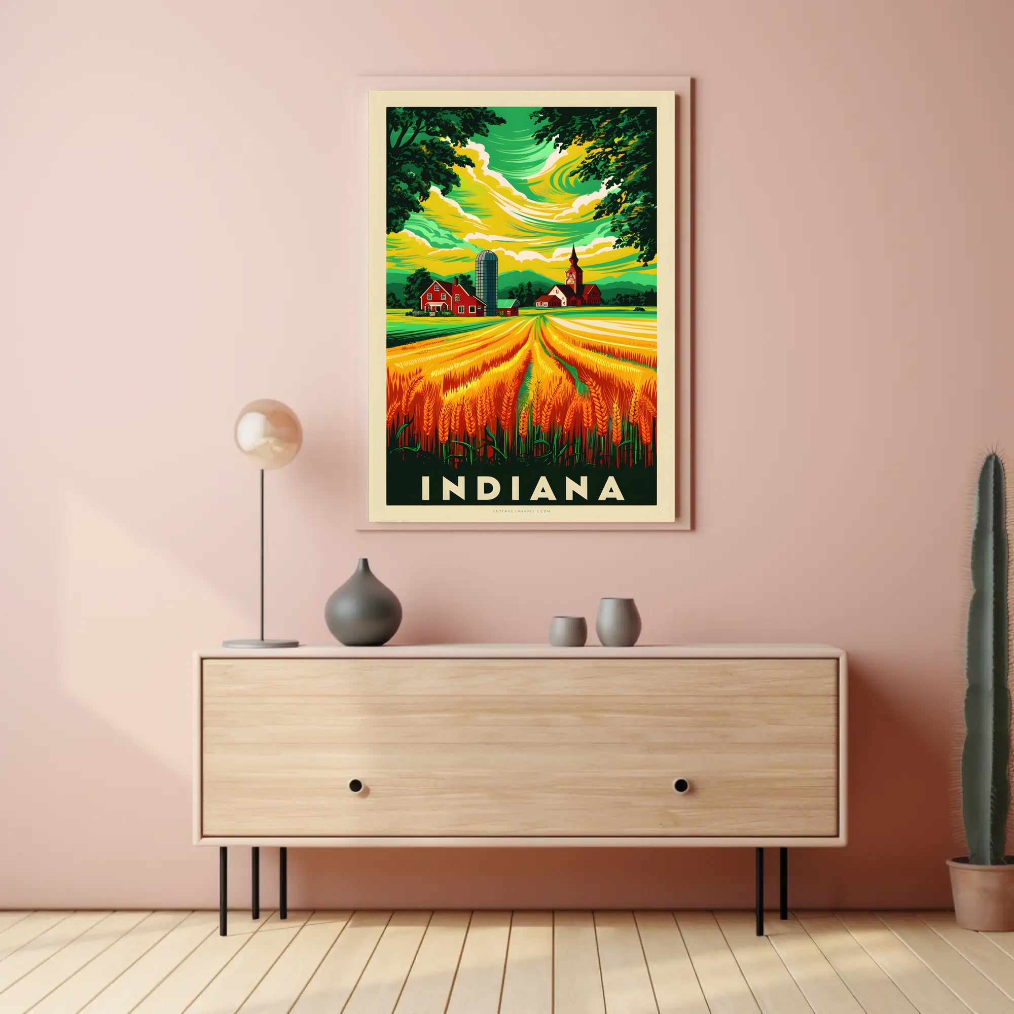 Indiana Countryside Poster