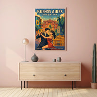 Buenos Aires Cultural Tapestry Poster PosterGoat