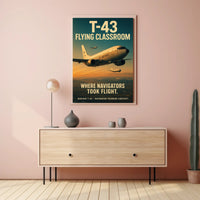 Boeing T-43 Aircraft Military Recruitment Art Poster