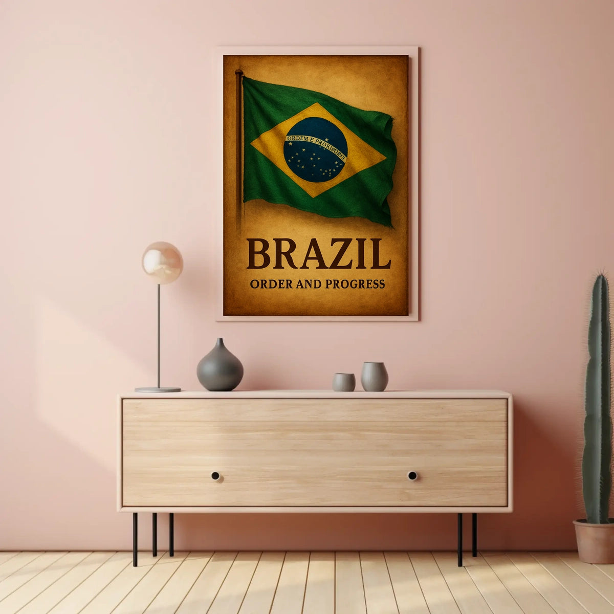 Brazil Order And Progress Poster