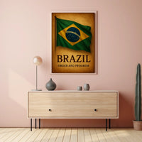 Brazil Order And Progress Poster