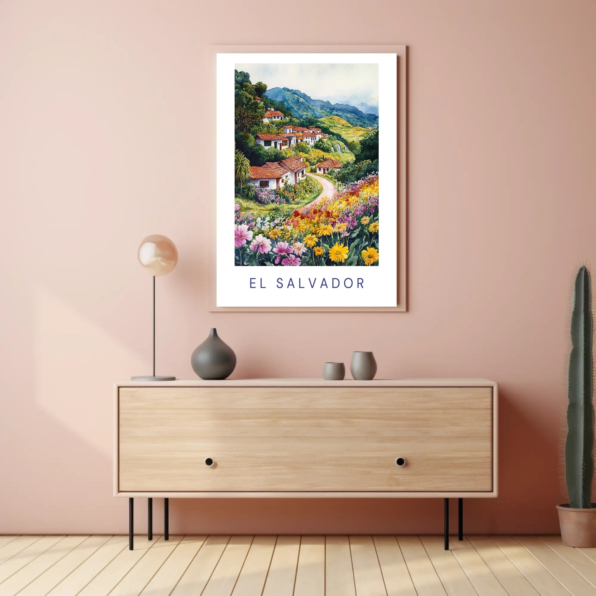 Scenic Beauty of El Salvador Poster PosterGoat