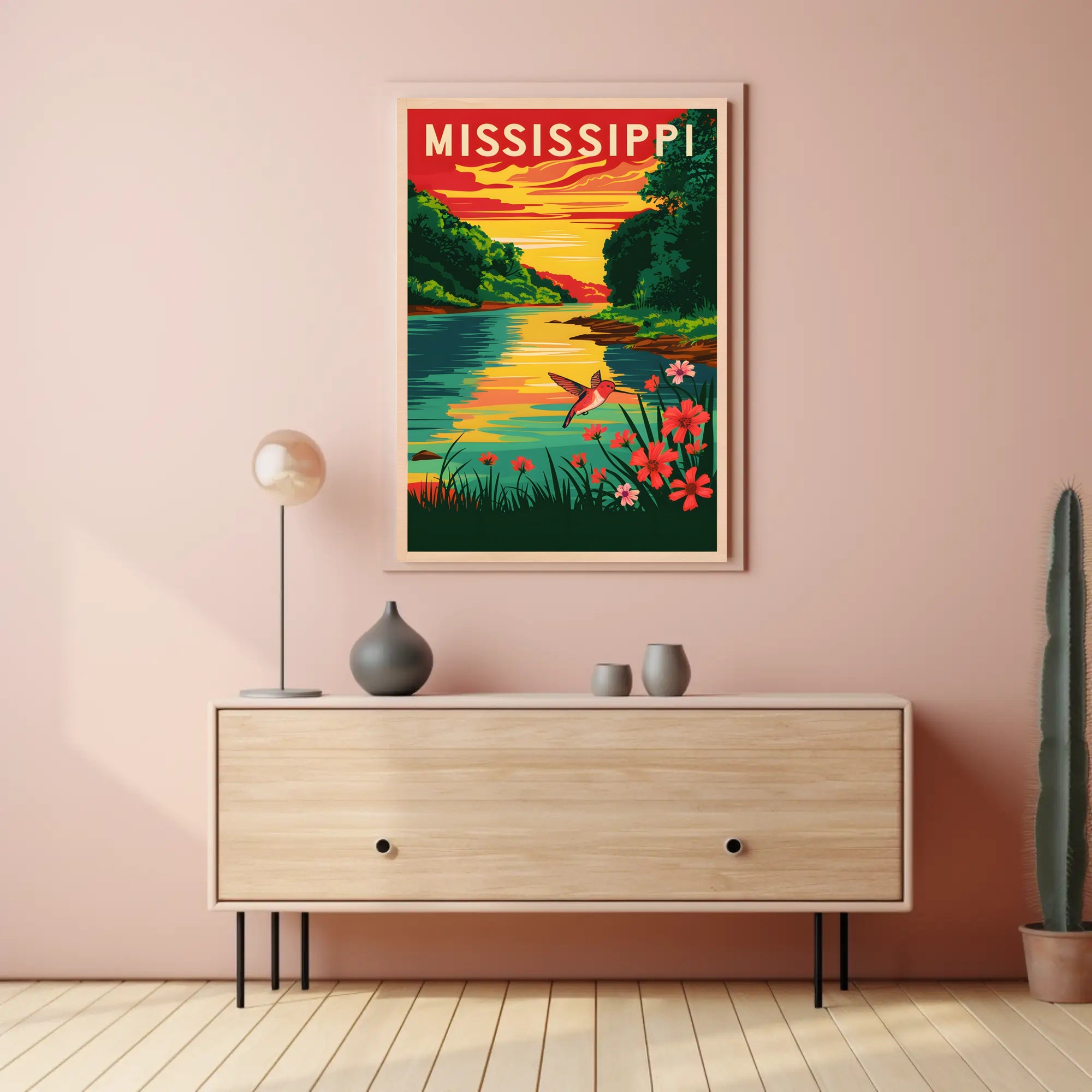 Mississippi Nature Scene Poster