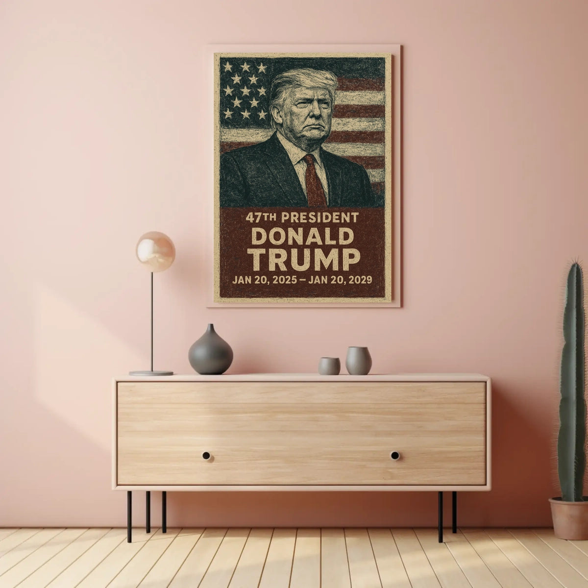 Donald Trump 47th President Poster