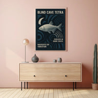 Blind Cave Tetra Poster