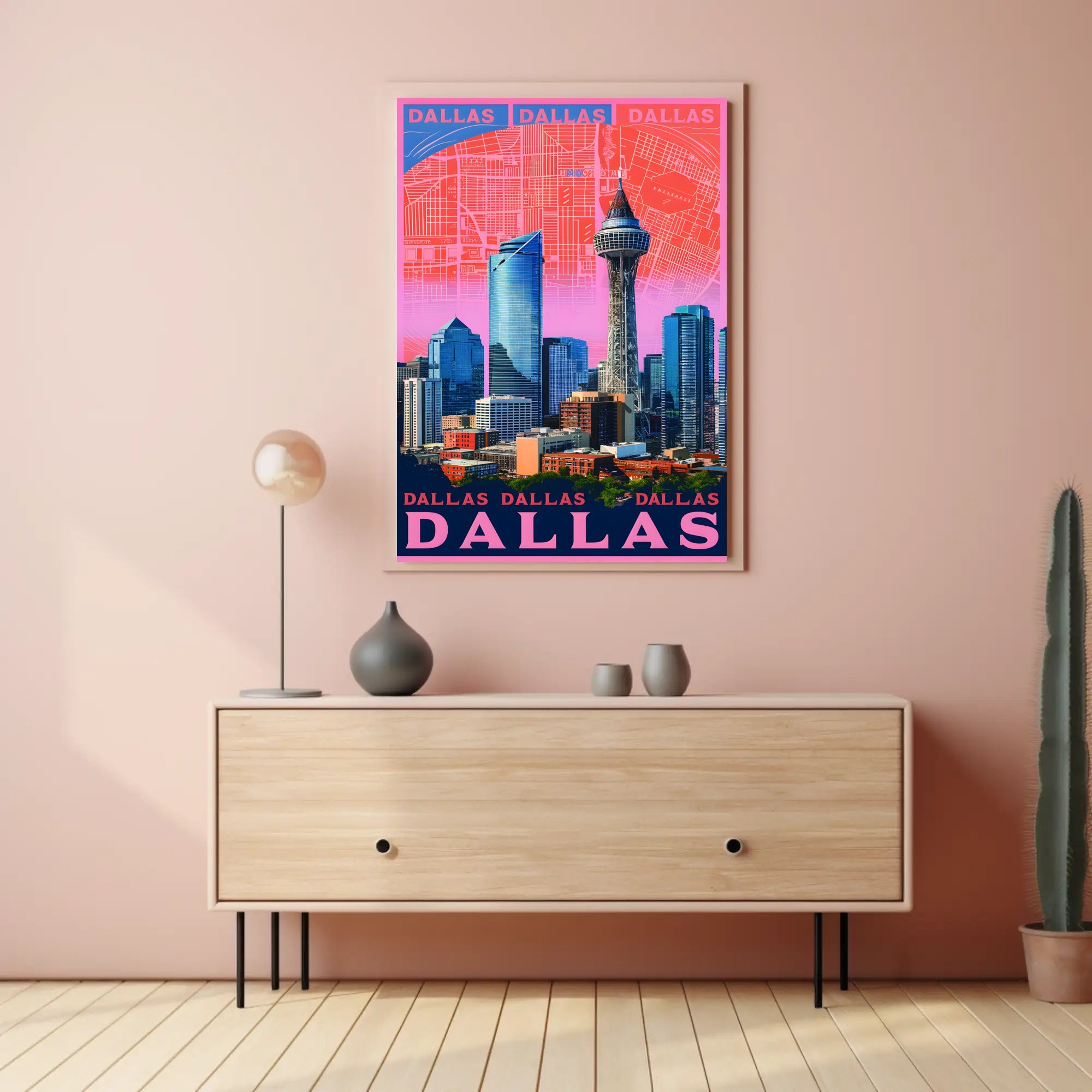 Dallas Cityscape Poster
