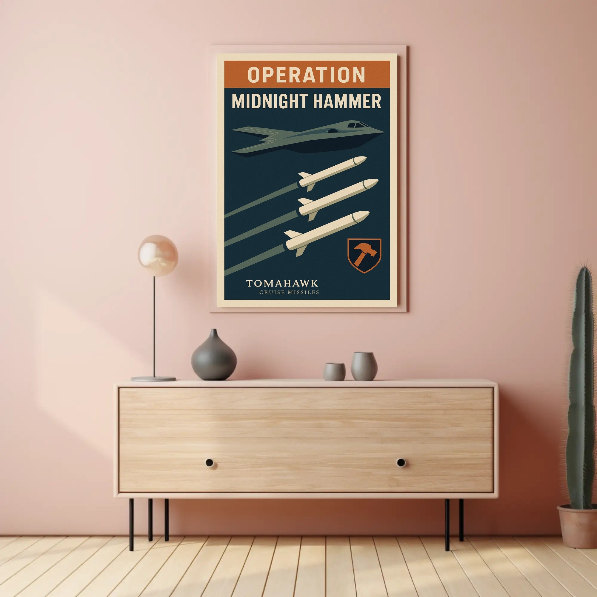 Operation Midnight Hammer Military Propaganda Poster PosterGoat