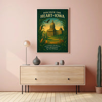 Discover The Heart Of Iowa Poster