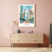 Vibrant Atlanta Cityscape Poster PosterGoat