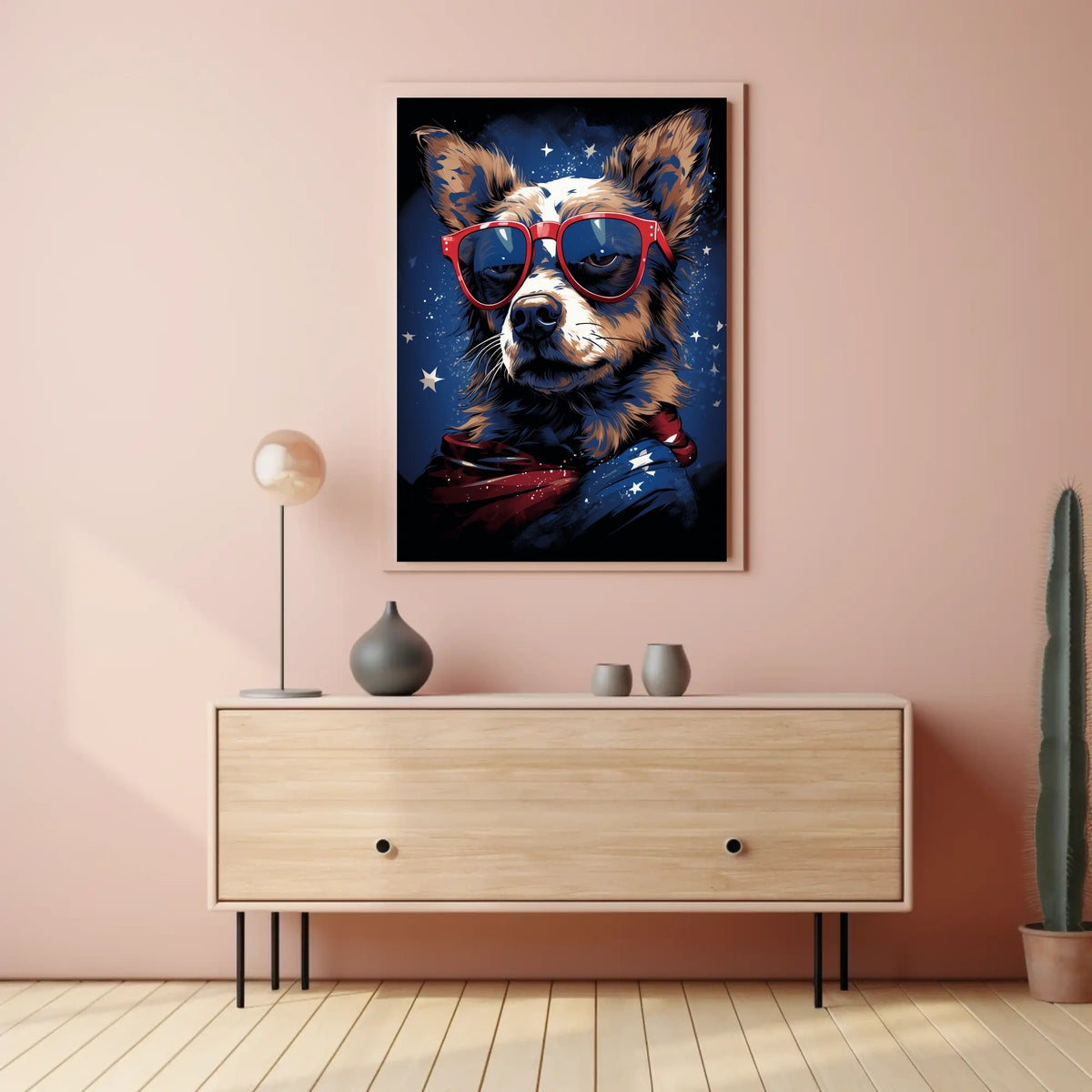 Patriotic Pooch Poster