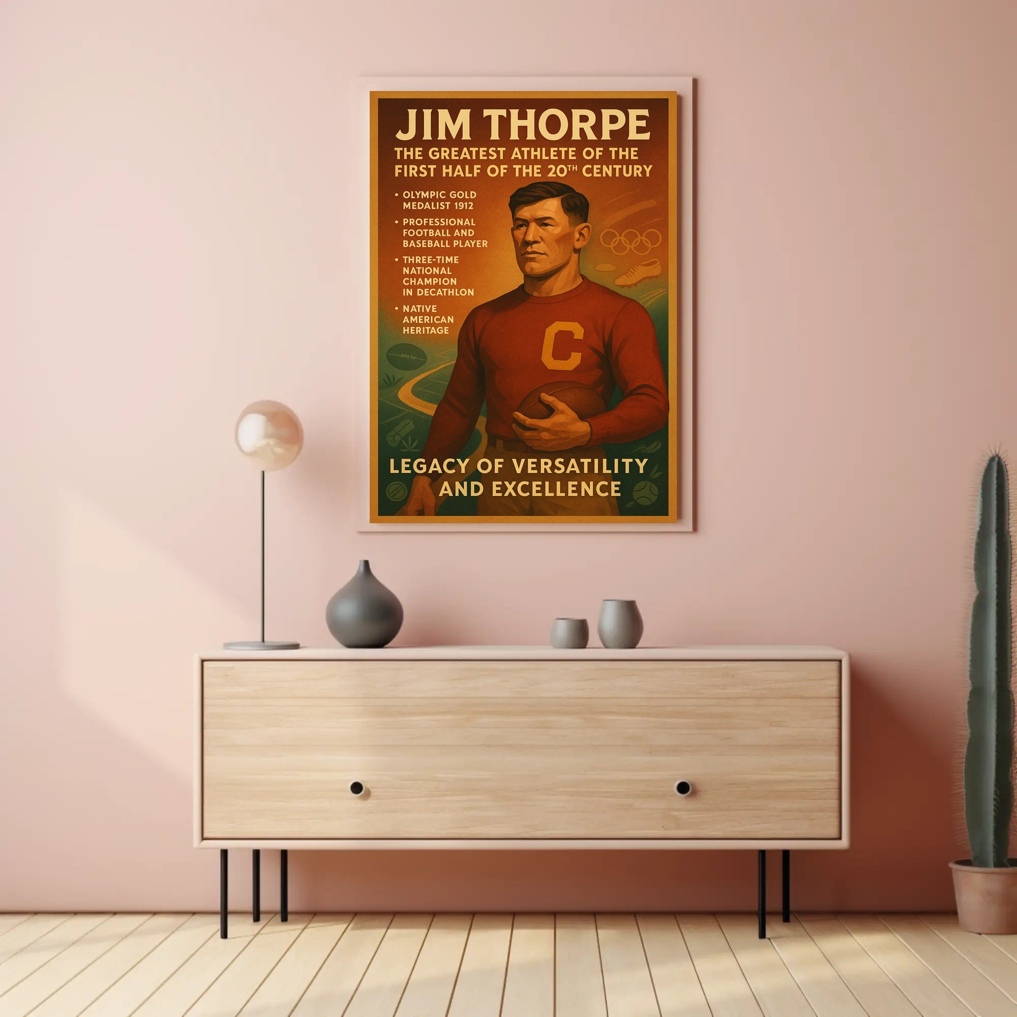Celebrating a Legendary Athlete Poster