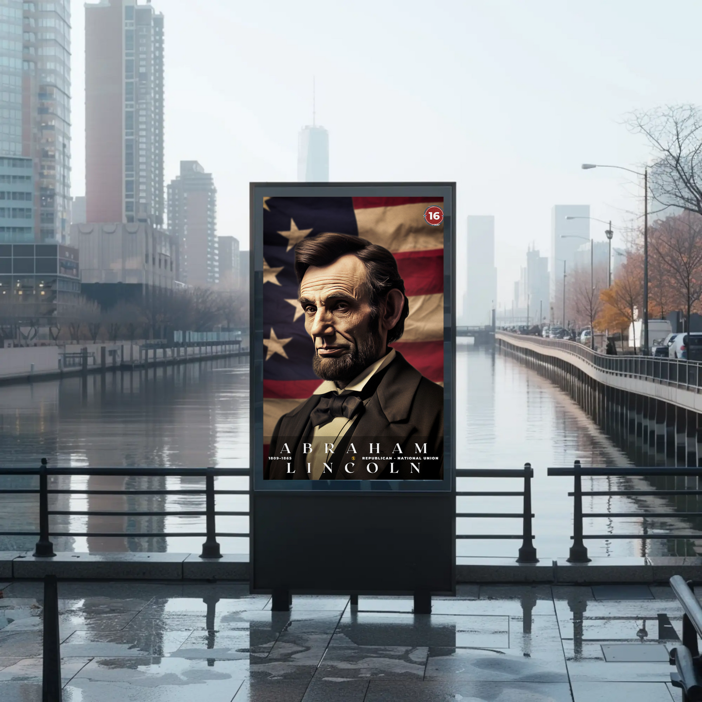 Abraham Lincoln 16th President Of The United States Portrait