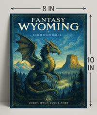 Fantasy Wyoming Poster PosterGoat