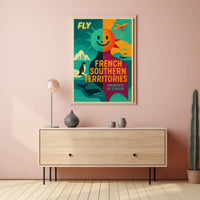 French Southern Territories Adventure Travel Poster PosterGoat