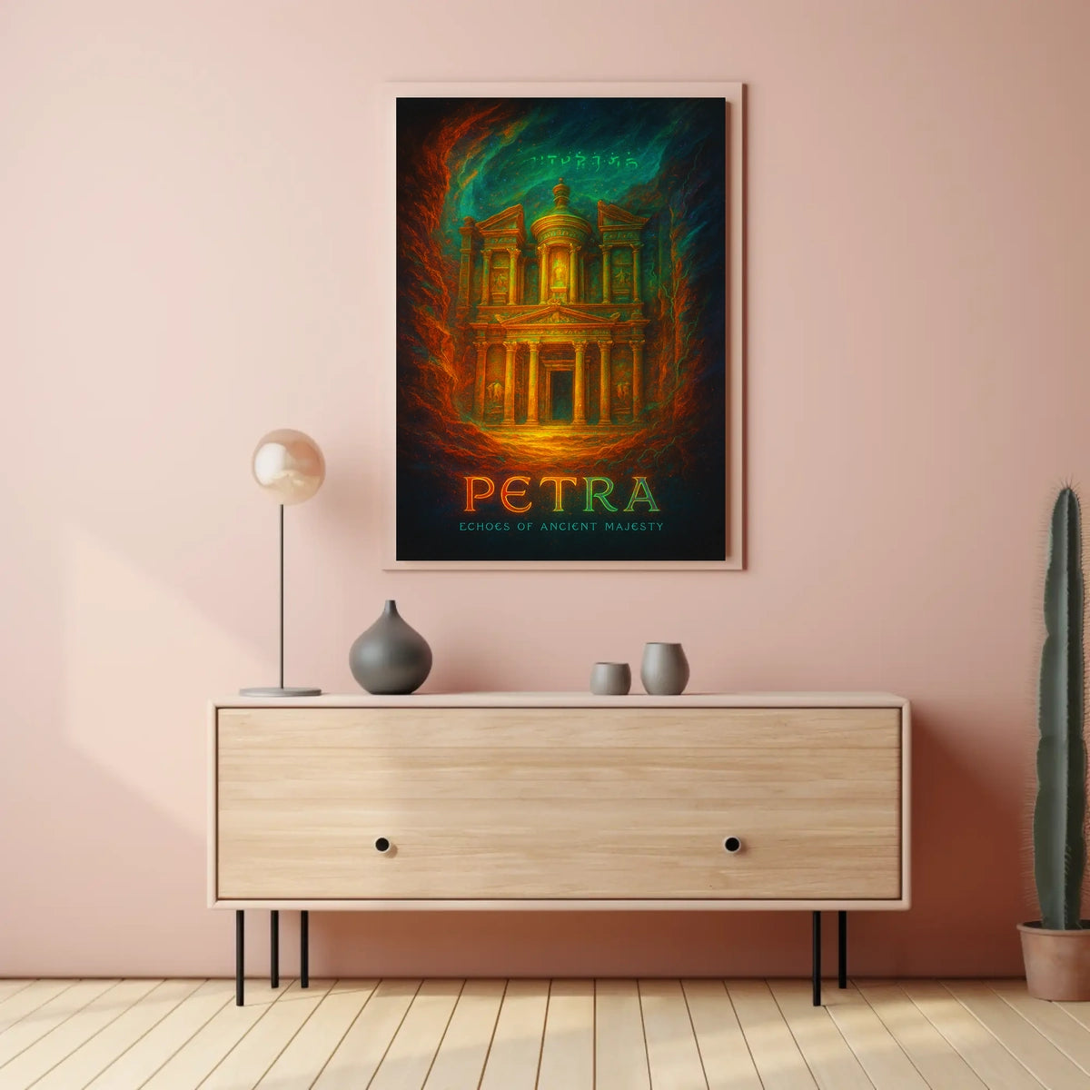 Petra Echoes of Ancient Majesty Poster