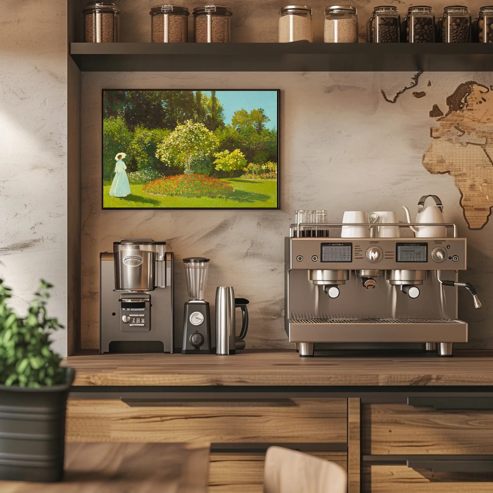 Tranquil Garden Scene Poster