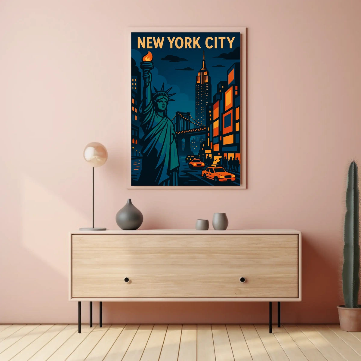 New York City Skyline Poster