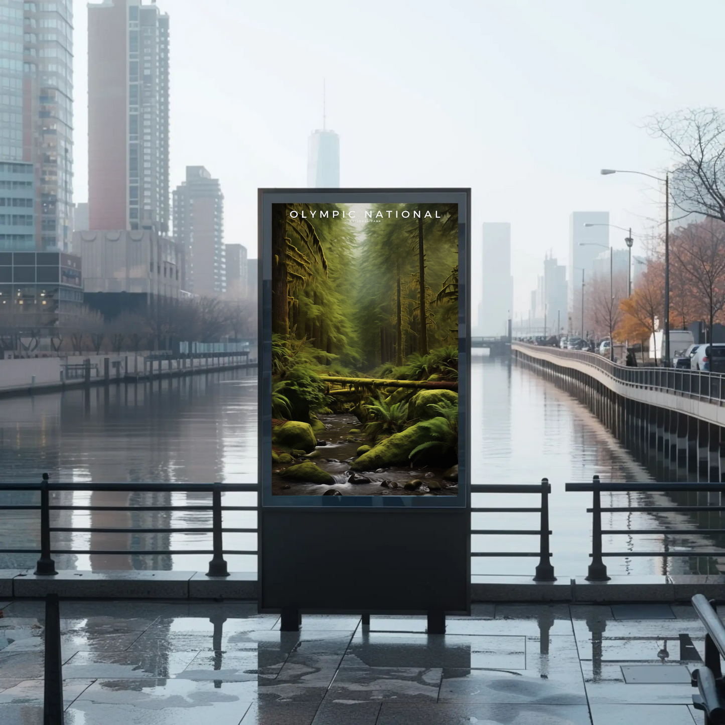 Olympic National Park Poster