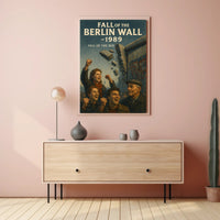 Fall of the Berlin Wall 1989 Poster PosterGoat