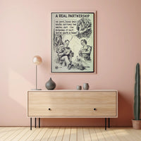 Vintage Soldier and Family WWII Propaganda Poster