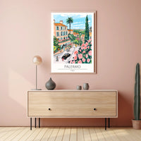 Palermo Illustrated Poster PosterGoat