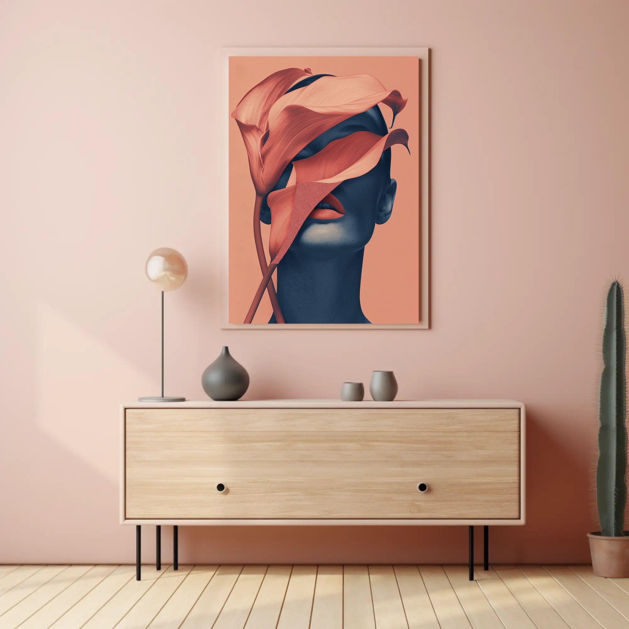 Striking Surreal Female Art Abstract or Artistic Poster PosterGoat
