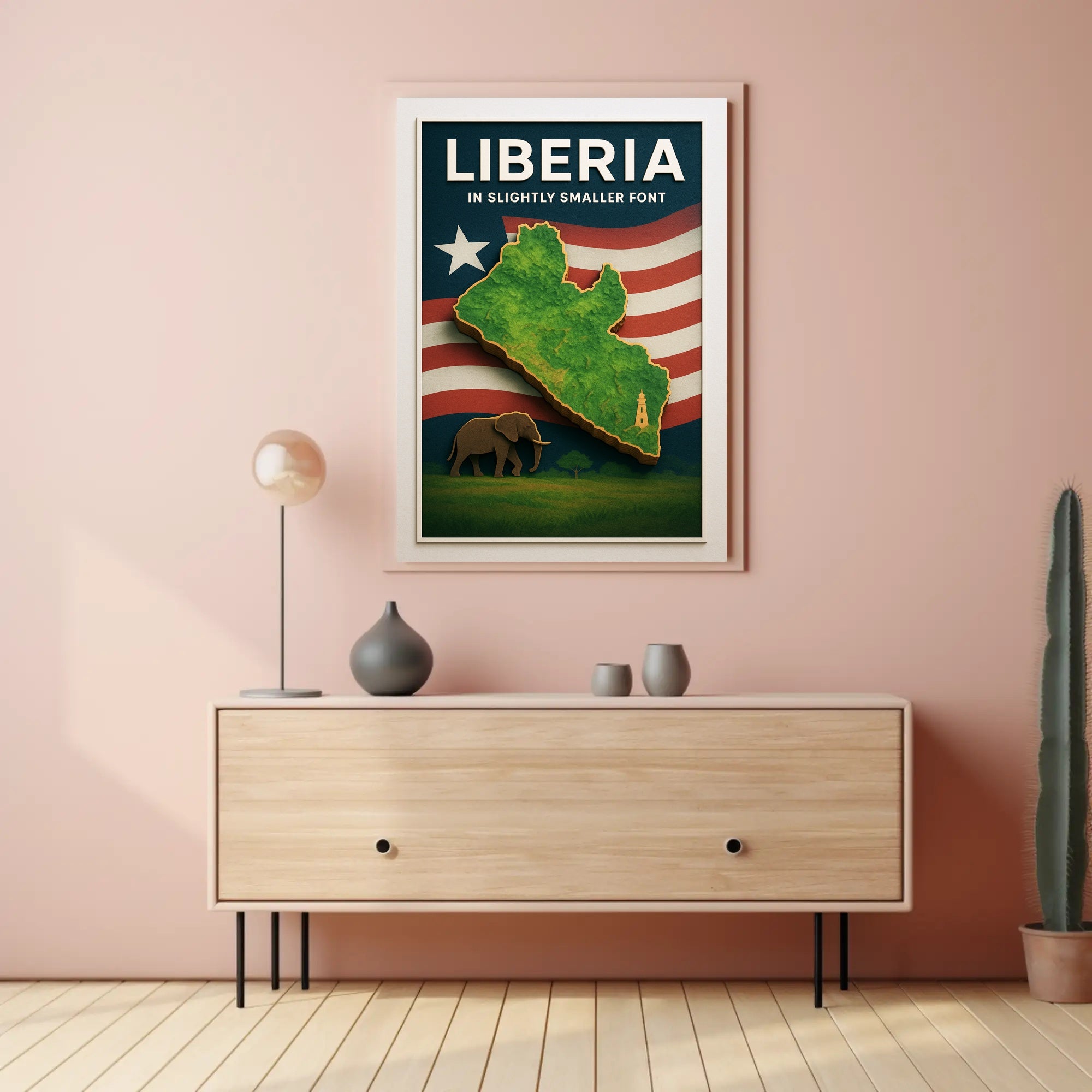 Liberia A Unique Perspective Poster PosterGoat