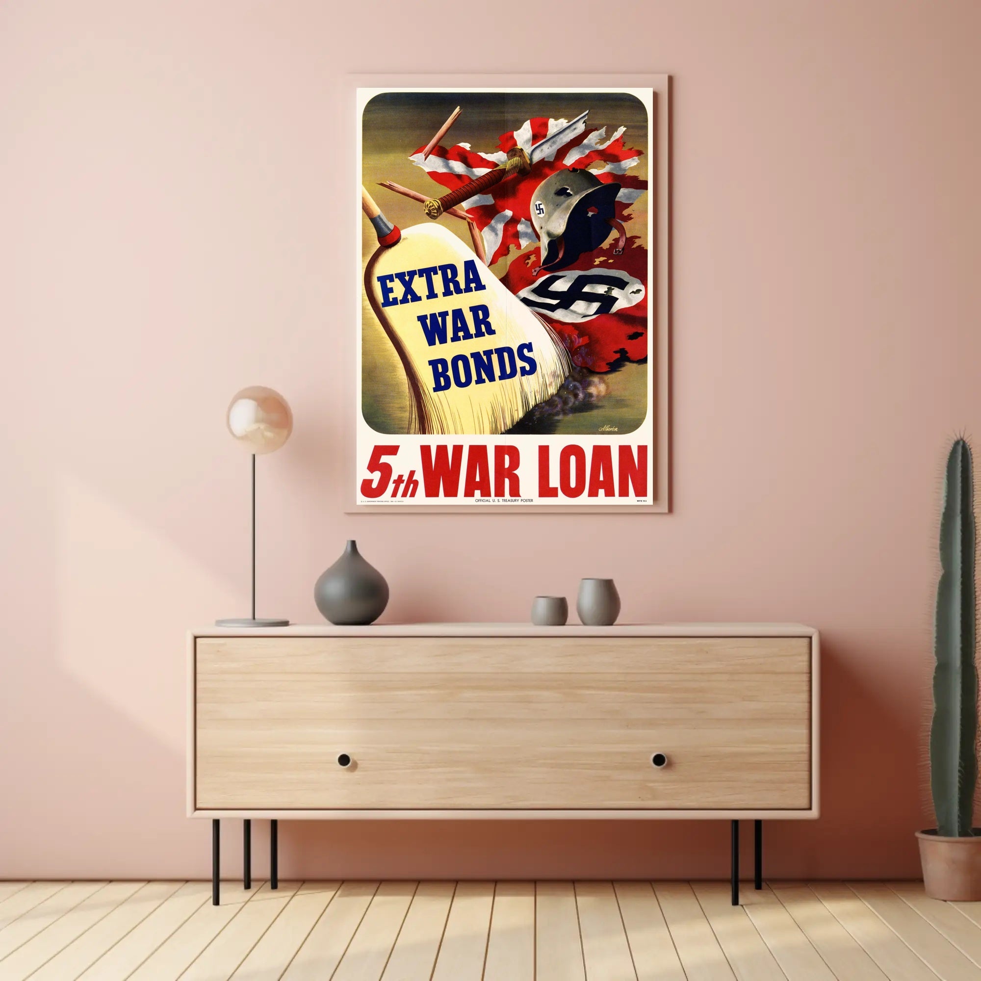 5th War Loan Campaign Art Print for Unique Decor PosterGoat