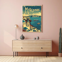 Discover Mykonos: Idyllic Greek Island Adventure Poster