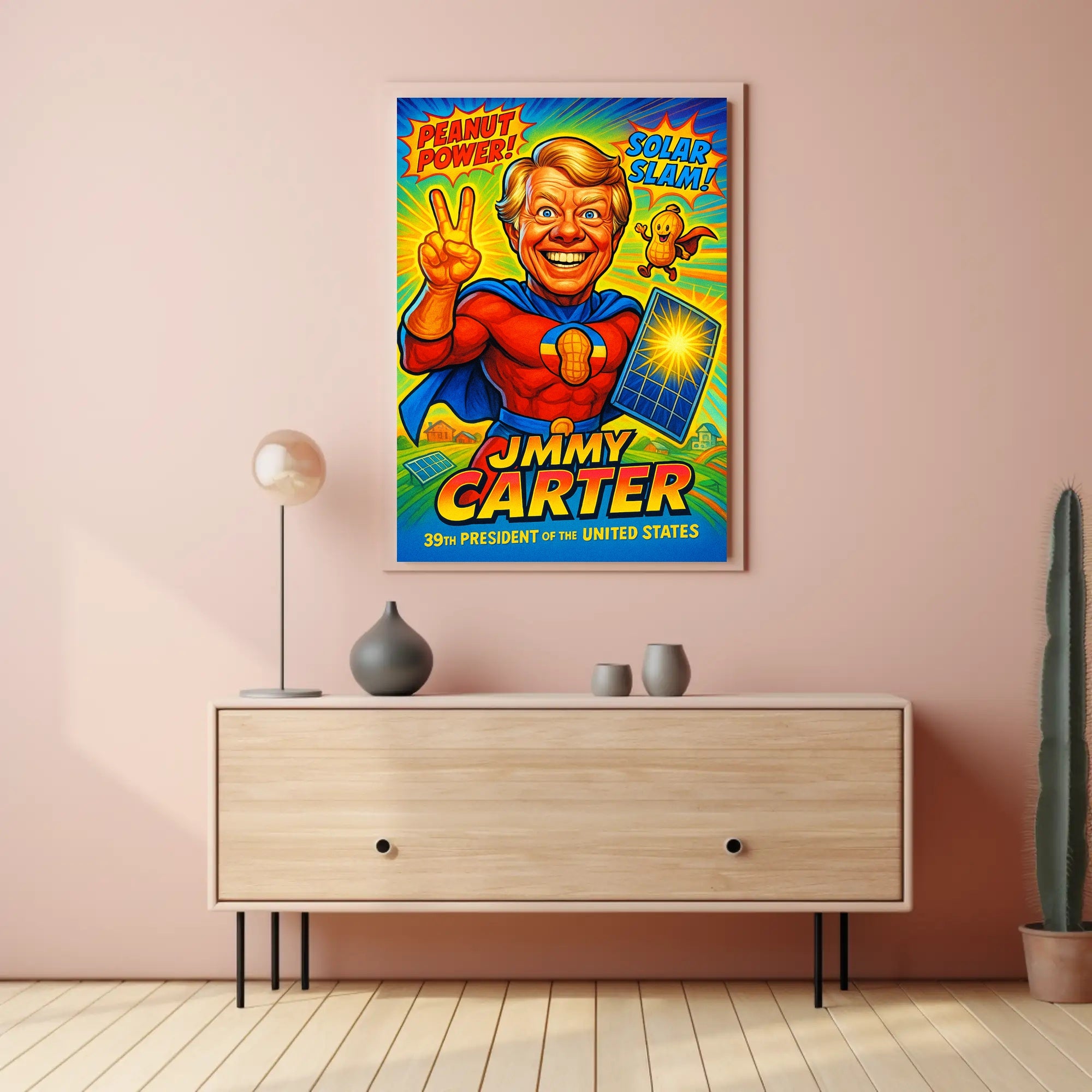 Jimmy Carter Portrait Collection Poster Art PosterGoat