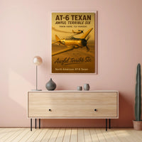 North American AT-6 Texan WWII Aircraft Heritage Poster