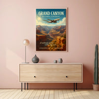 Grand Canyon Adventure Vintage Travel Poster PosterGoat