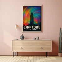 Baton Rouge Vibes Minimalist Decor Lovers Poster