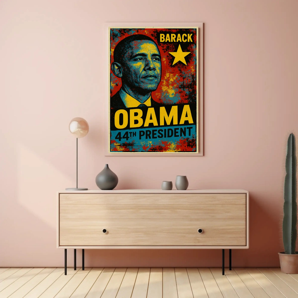 Barack Obama 44th President of the United States Graffiti Pop Art Poster