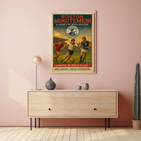 Boston Minutemen A Legacy of 1970s Soccer Poster